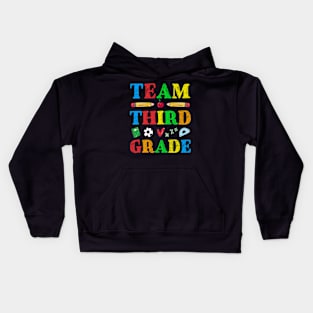 Team Third Grade Kids Hoodie